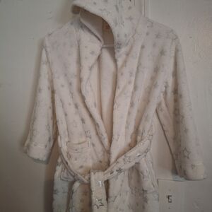 Cat & Jack White Hooded Robe